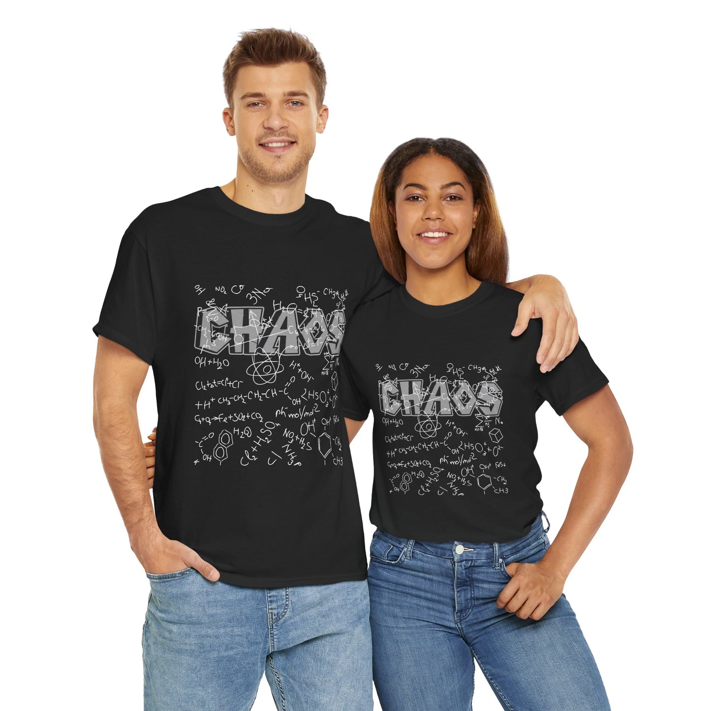 "Chaos" Staple Unisex T-Shirt - Smooth Surface Printing - Heavy Cotton