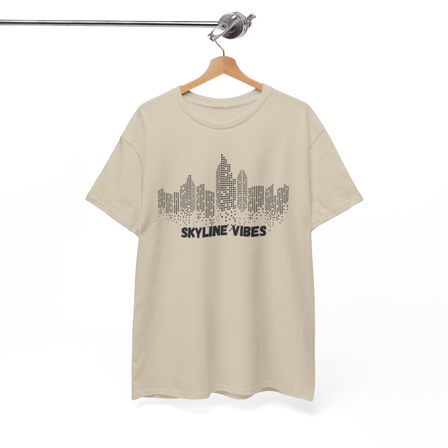 "High-Rise" Classic Cotton Tee - Sustainable Comfort & Style