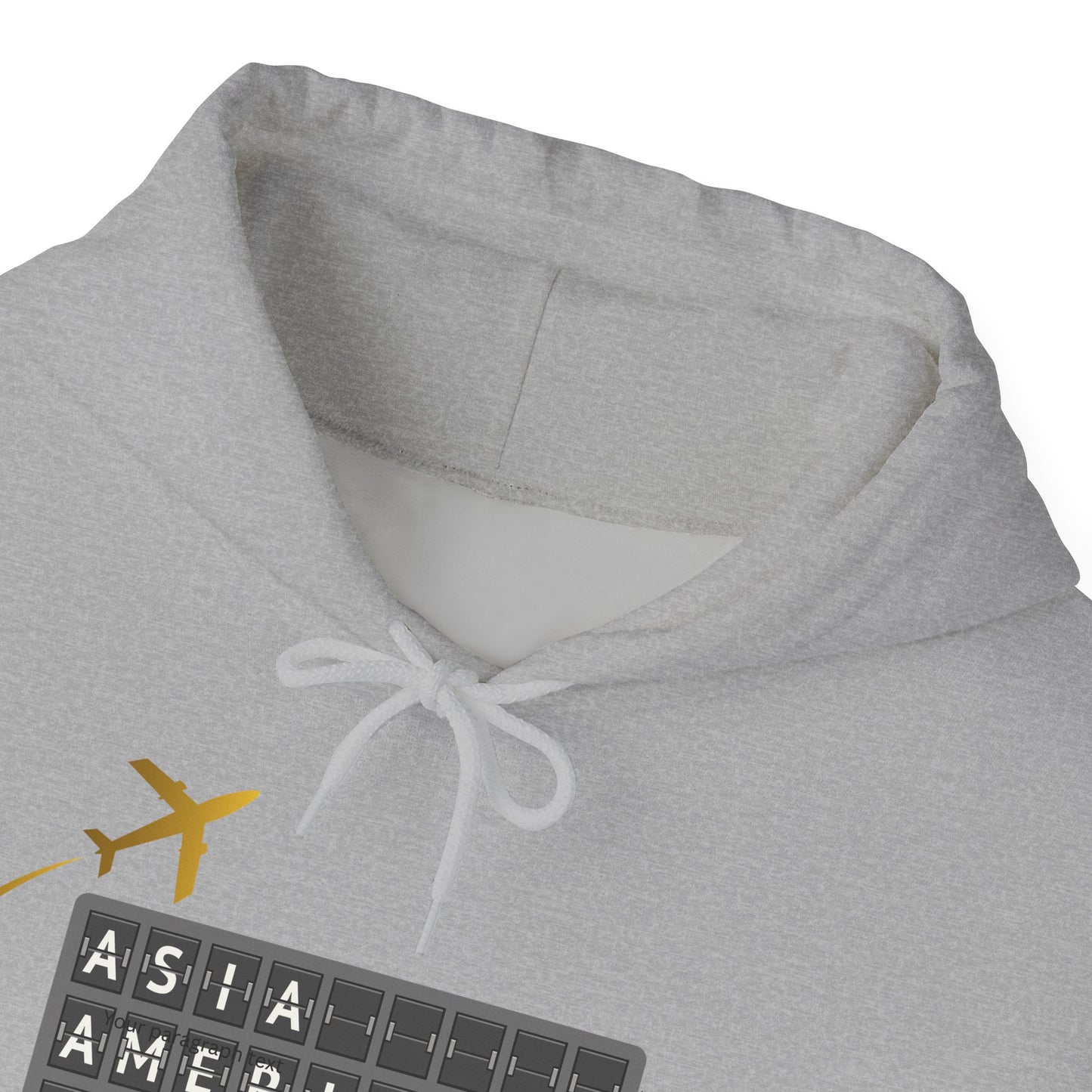 " Travel" Heavy Blend Hooded Sweatshirt - Cozy and Stylish Unisex Sweater with Kangaroo Pocket