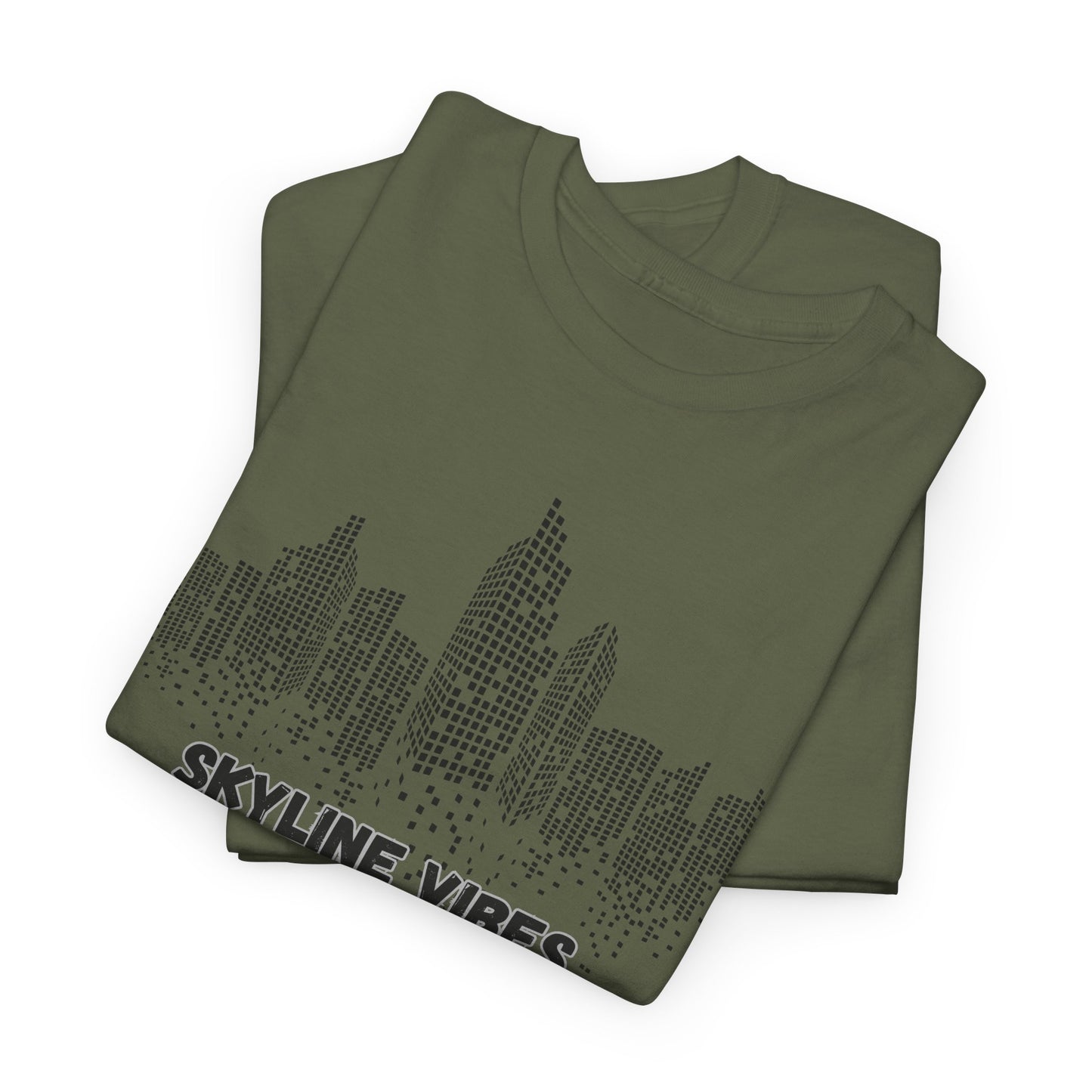 "High-Rise" Classic Cotton Tee - Sustainable Comfort & Style